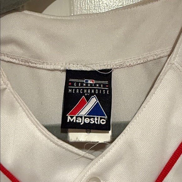 MLB Red and White Kids Jersey - Picture 2 of 2